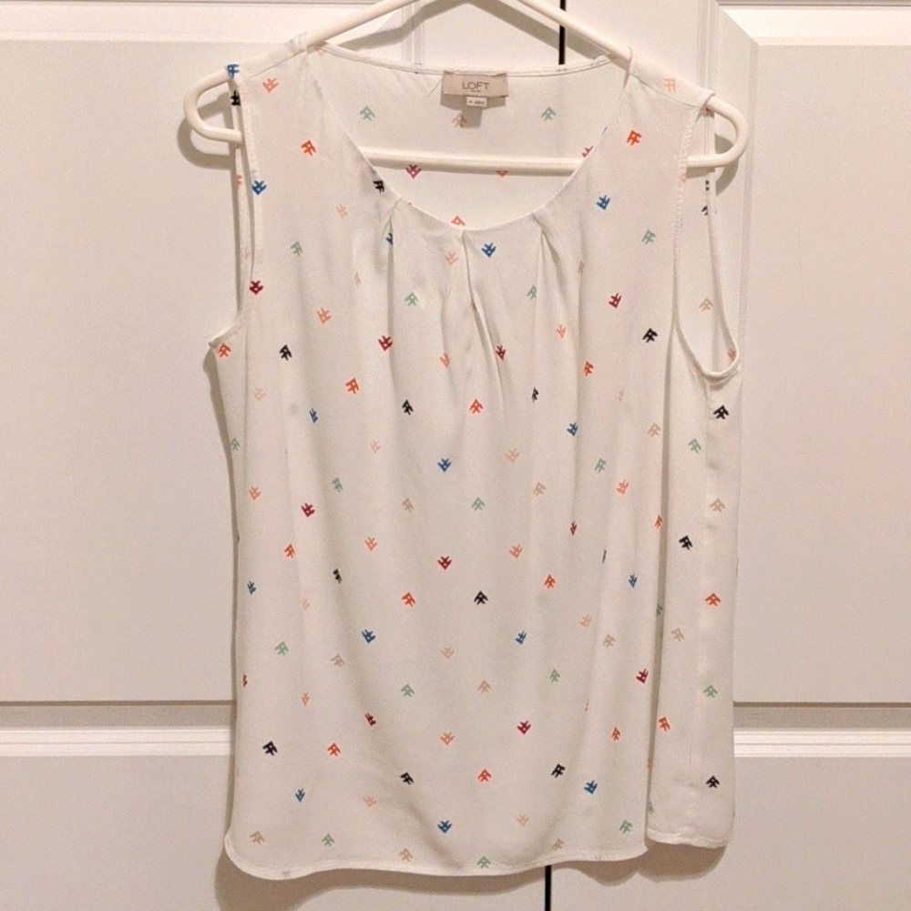 White LOFT Top